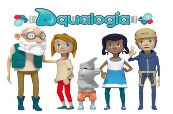 Personajes animados del Proyecto Aqualogía 